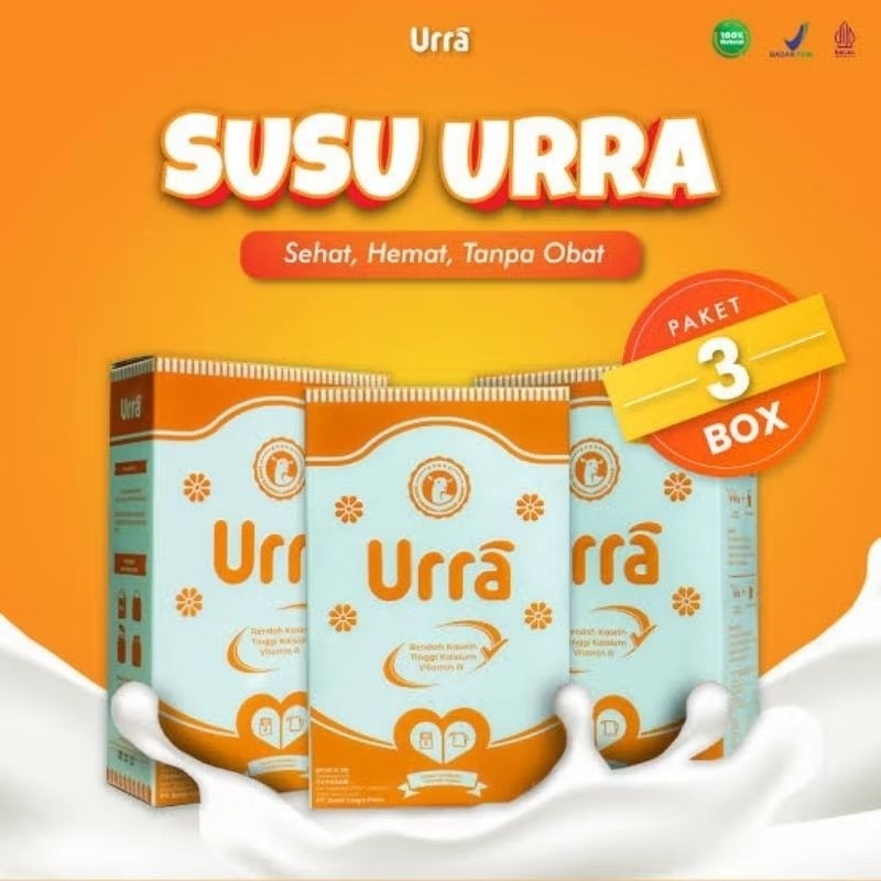 

Paket Hemat 3 Box - URRA Susu Kambing Saneen Untuk Penambah Berat Badan & Tinggi Badan Anak