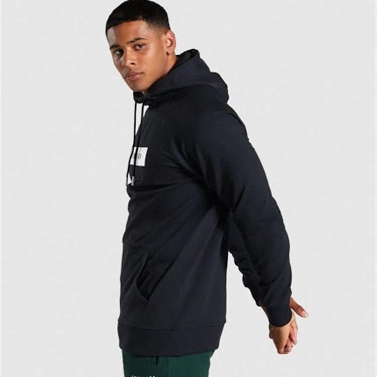 JAKET HOODIE Gymshark Contrat Men's Breathable Printed Sports and Leisure Hoodie casual