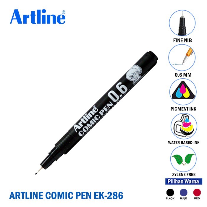 

ARTLINE EK-286 COMIC PEN 0.6MM