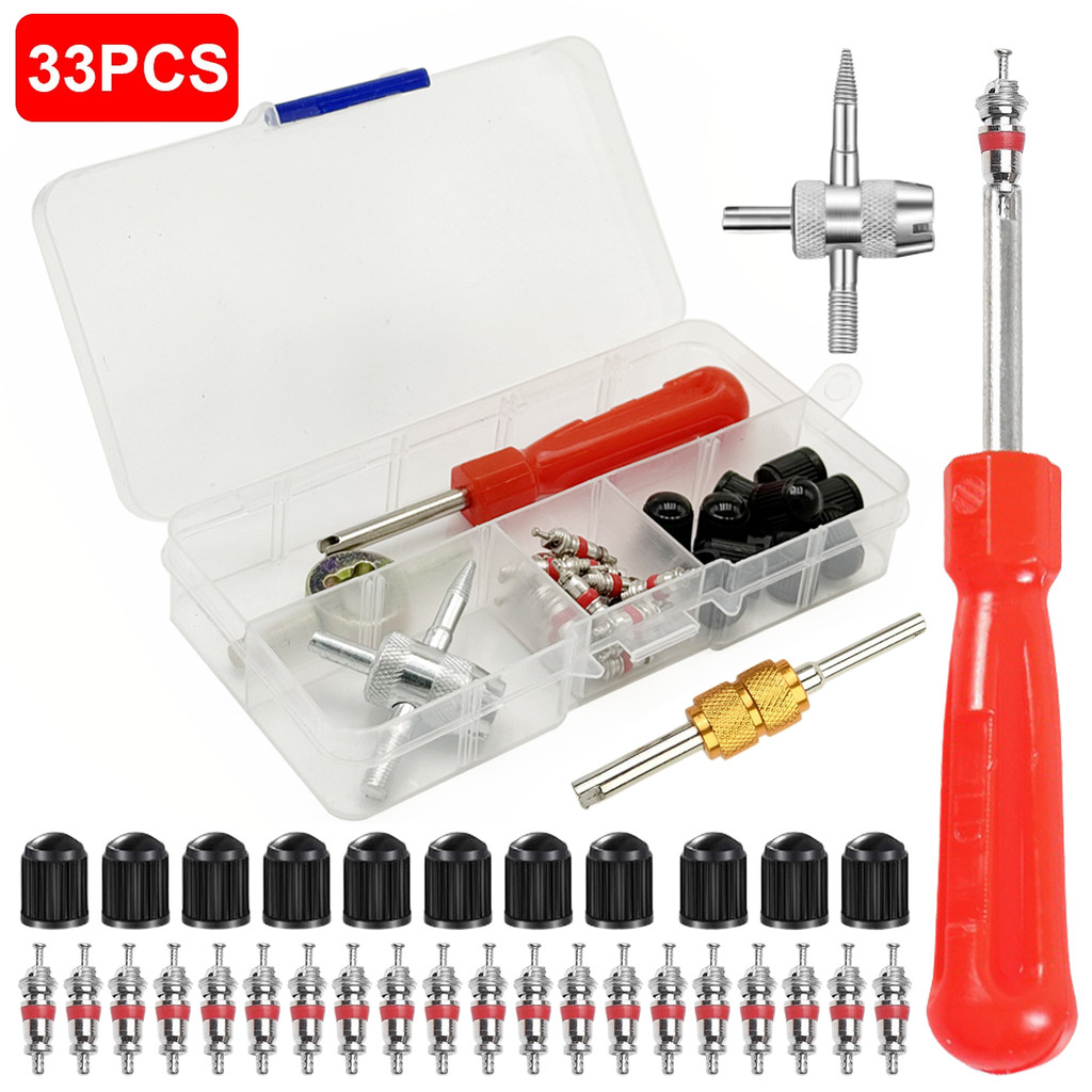 

Car Bicycle Slotted Handle Tire Valve Stem Core Remover Screwdriver Tire Repair Install Tool Kit Auto Motorcycle Accessories