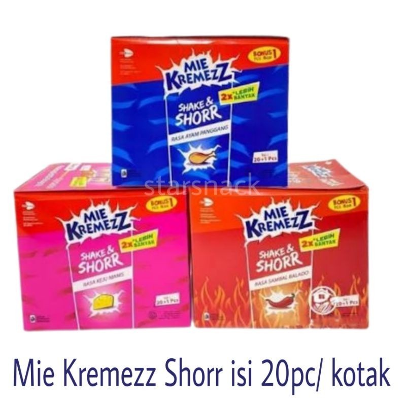 

Mie Kremezz Shorr 1box isi 20pc