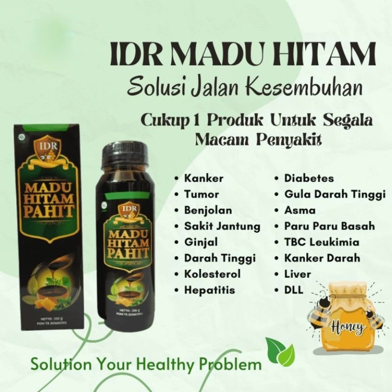 

IDR Madu Hitam Pahit
