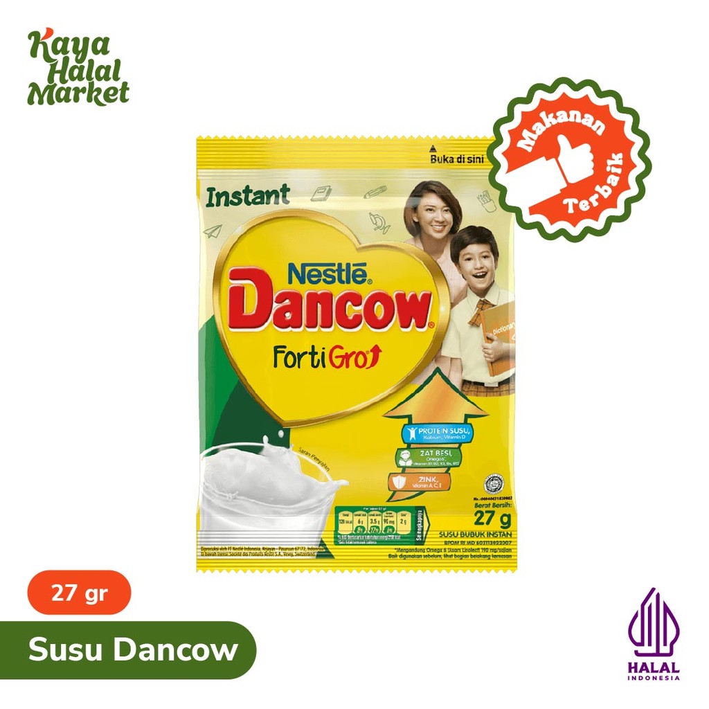 

Susu Dancow Putih 10 Sachet X 27gr Kaya Halal Market