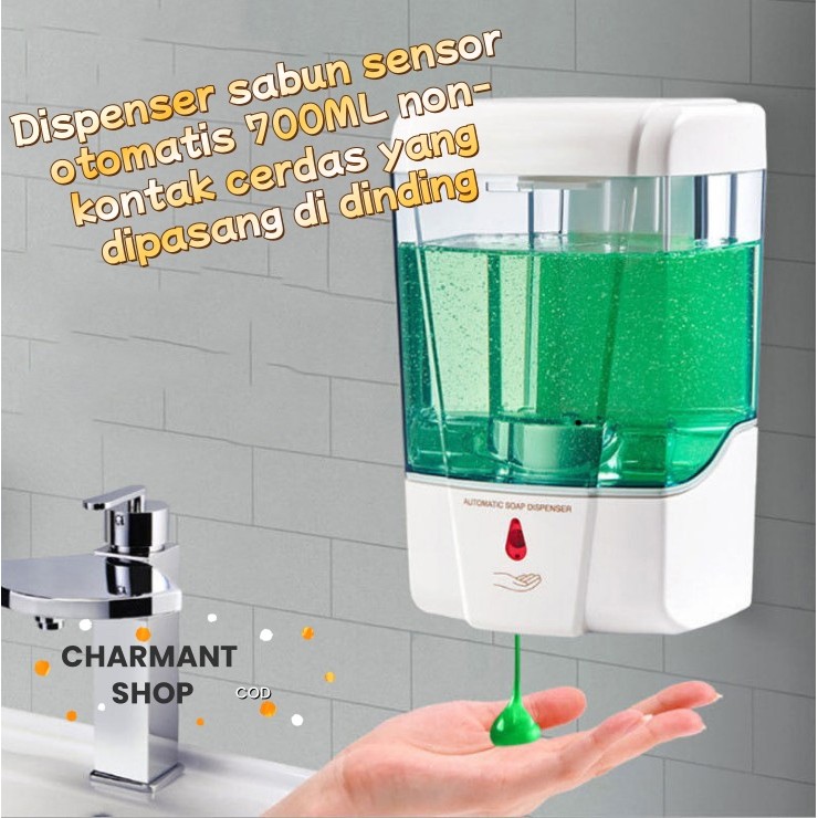 NEW [CHARMANT] Dispenser sabun otomatis, sensor dispenser sabun, dispenser sabun otomatis dengan