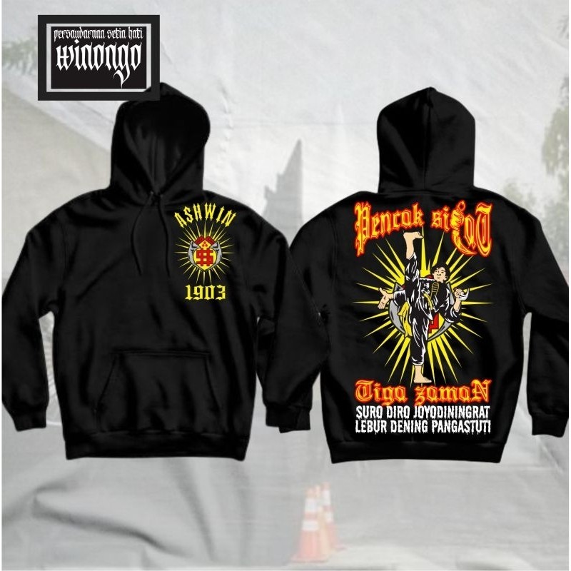 Hoodie Distro PSHW 1903 Ashwin Pencak Silat Tiga Zaman By Asyawil Store
