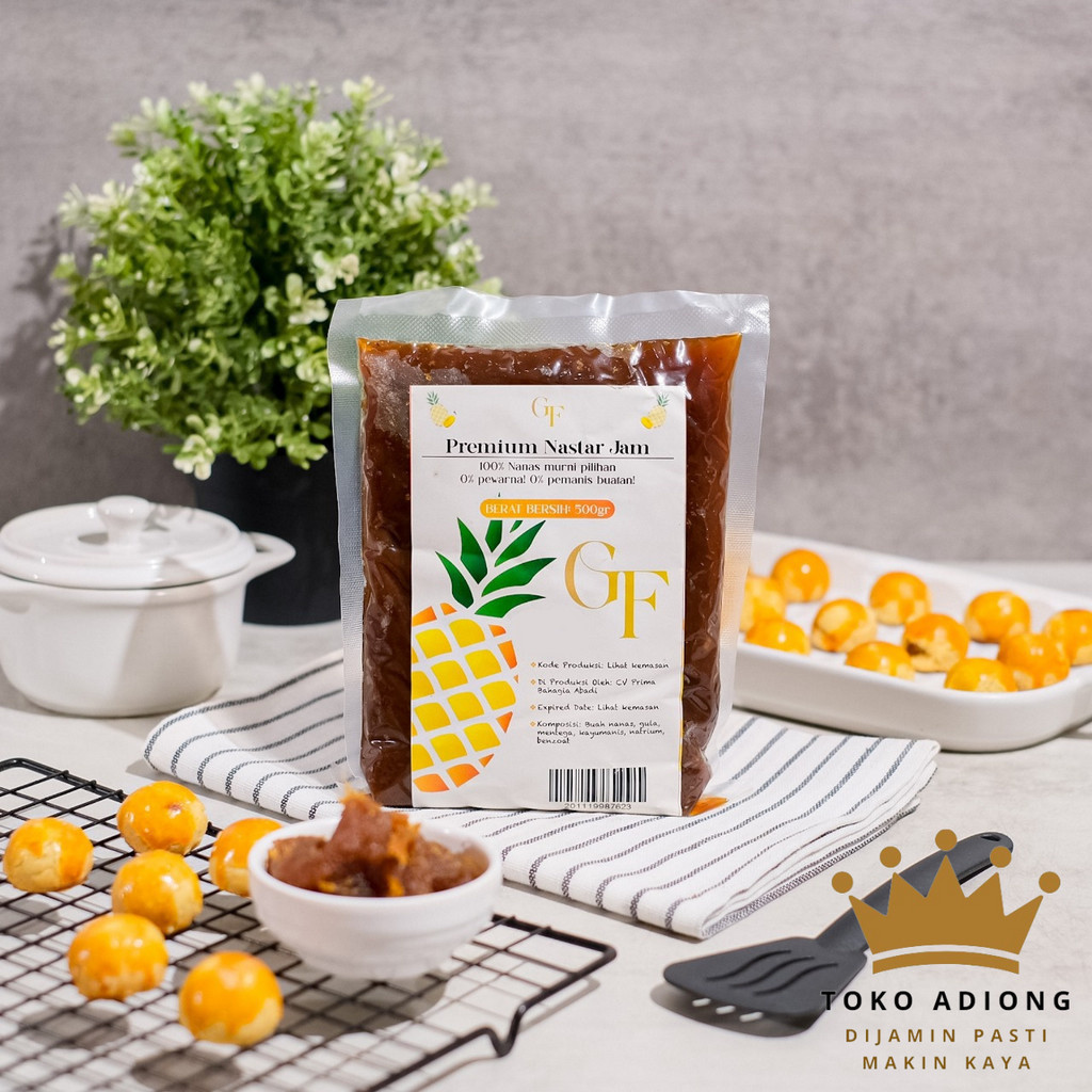 

Selai Nastar Nanas GF PREMIUM 500gr - selai nanas - selai nastar - selai nanas murni