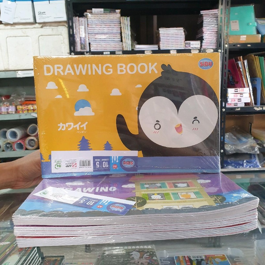 

Buku Gambar Sidu A4 - 1 Pcs- isi 10 Lembar Paper - Motif Random