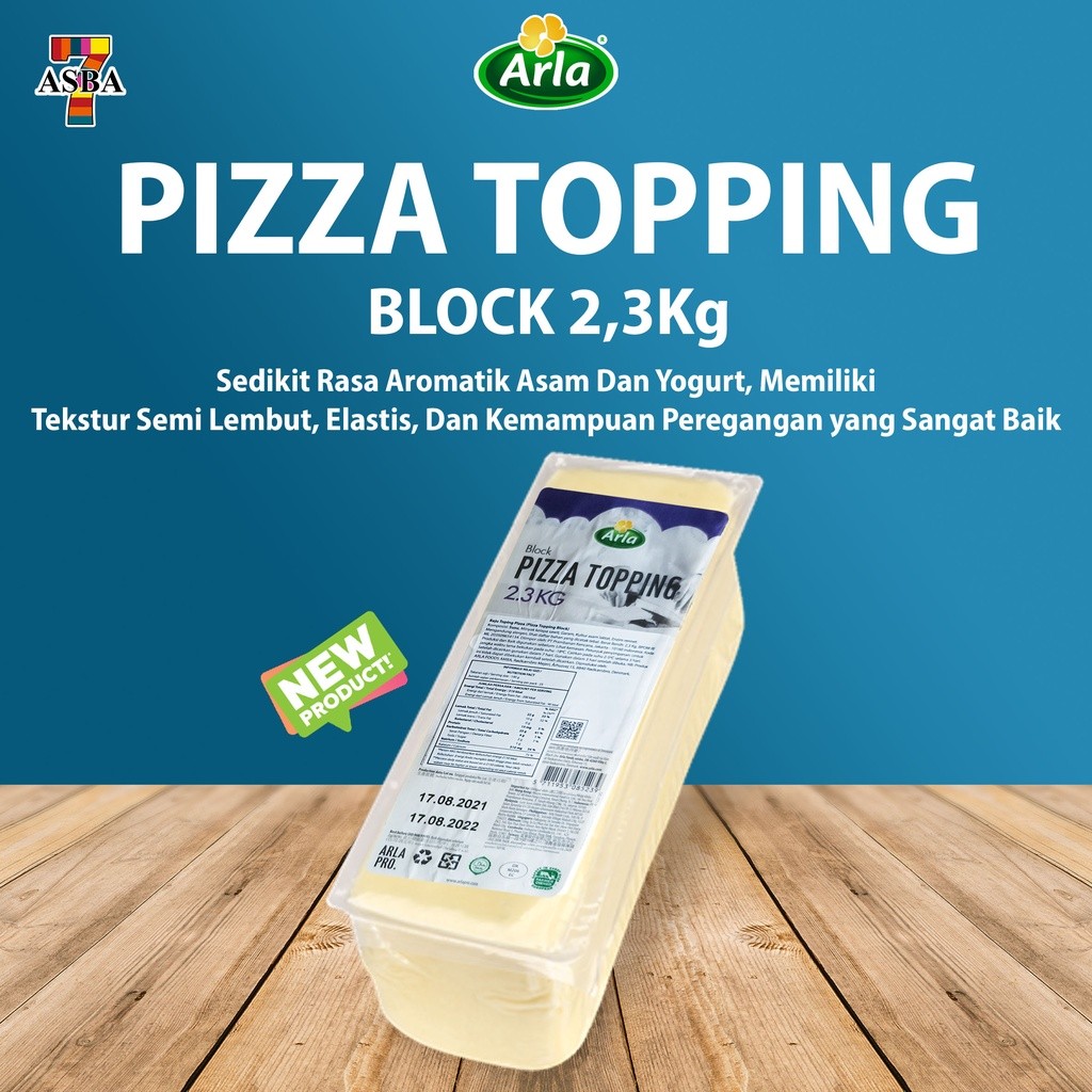 

ARLA BLOCK PIZZA TOPPING MOZARELLA 2.3KG