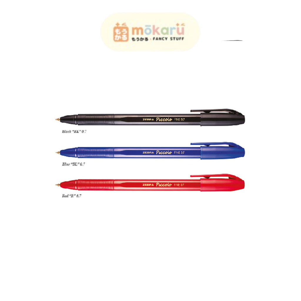 

Zebra Pulpen Piccolo 0.7 / Pulpen Ballpoint Murah
