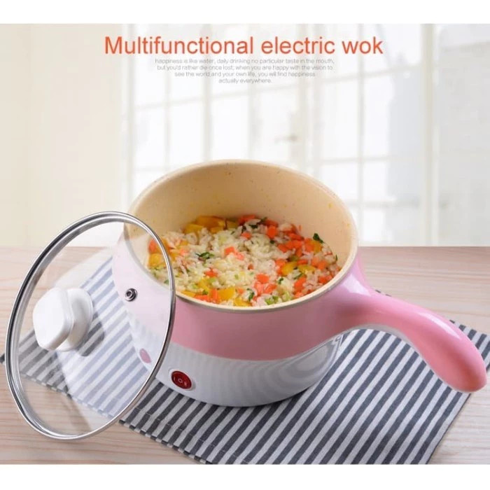 Electric Cooking Pot / Panci Listrik (Tanpa Kukusan/Steamer) / Travelling Cooking Pot