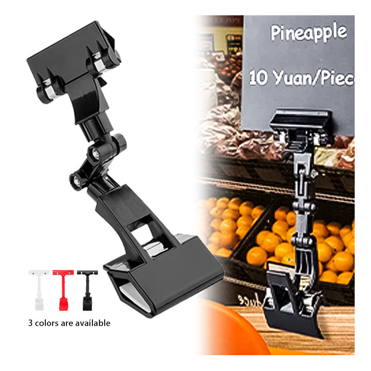 

5/10pcs Penjepit Harga Price Tag Tenda Toko Supermarket Display untuk Papan Label Obral Harga Jepitan Harga Display Clip Holder Plastic 16.5CM