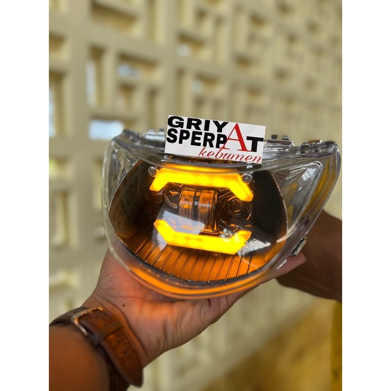 LAMPU DEPAN MIO J  LED