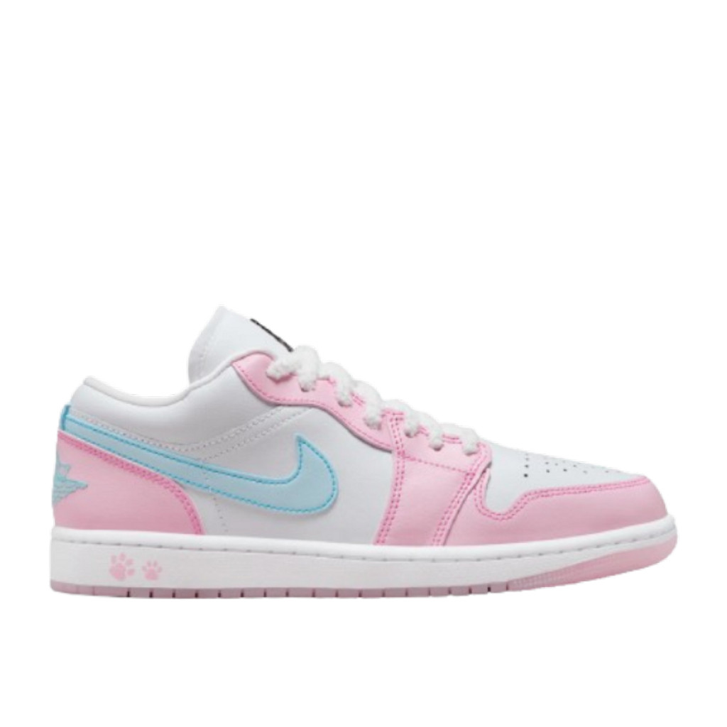 Asli & Ready Air Jordan 1 Low SE White Glacier Blue (W)