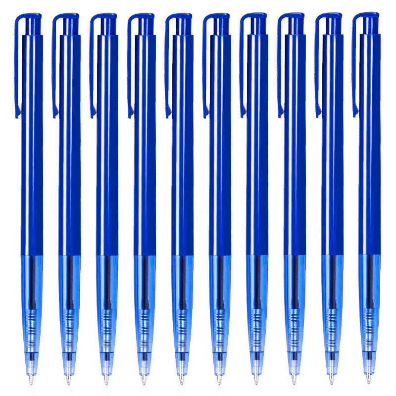 

DELI-Bullet Tip Ballpoint Pen Set, Fine Point 0.7mm, Blue Ink, Office and School Supplies, Stationery