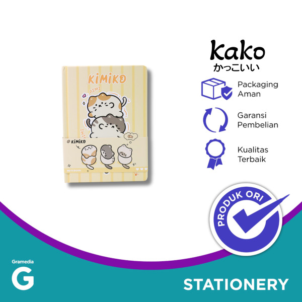 

Kako Kimiko Notebook A5 Yellow