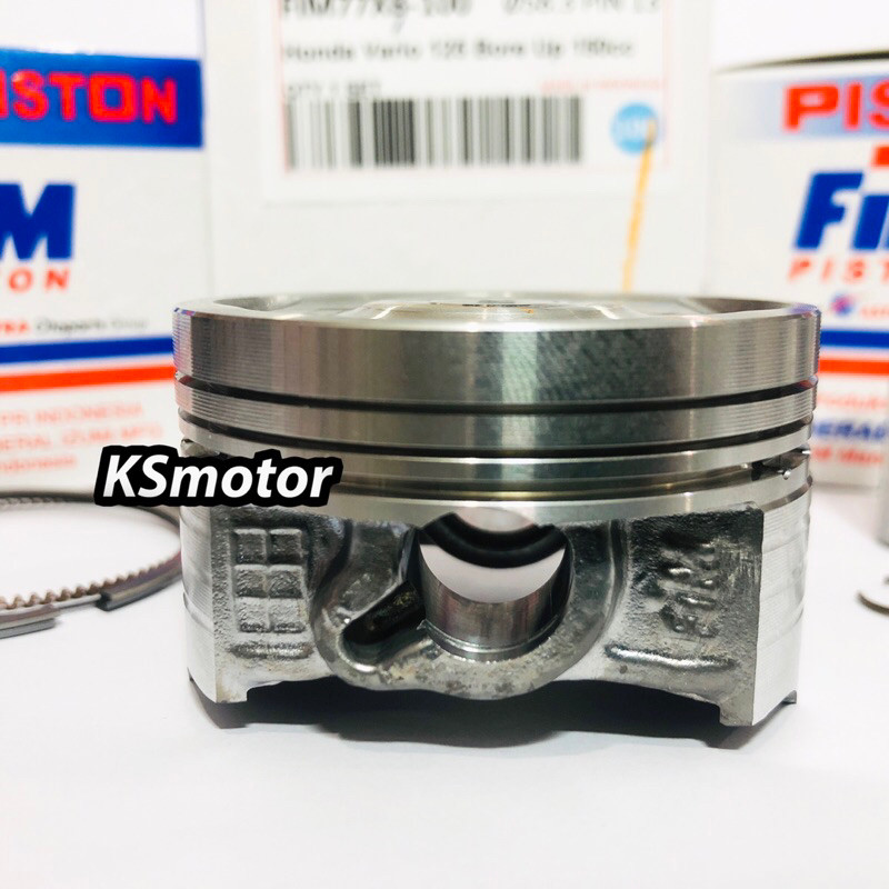 AS34ER PISTON SEHER SET VARIO 125 BOREUP 150cc 57.3 57.8 58.3 58.8 59.3 59.8 60.3 PIN 13 FIM