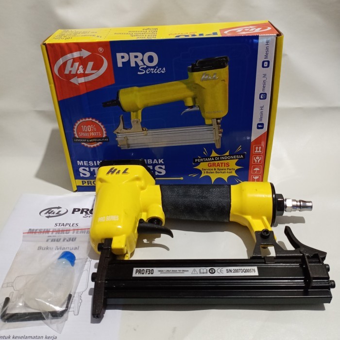 

BM88 staples tembak air nailer pro F30 bagus dan murah