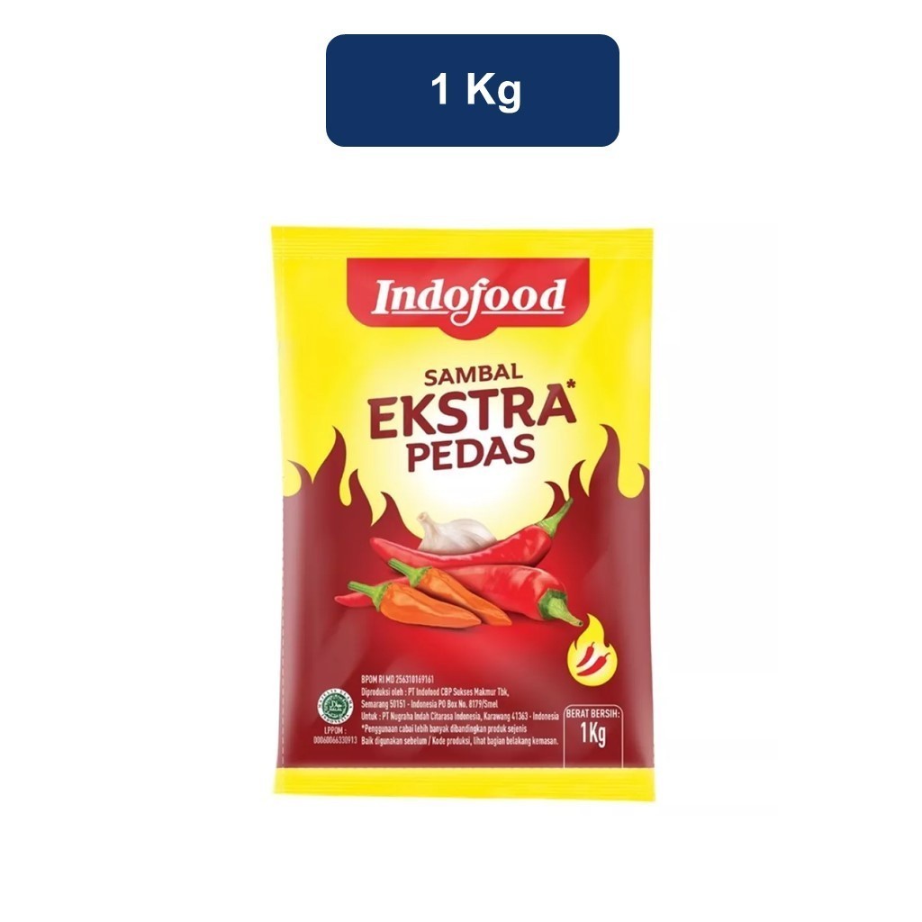 

Indofood Sambal Extra Pedas 1 kg - AMR