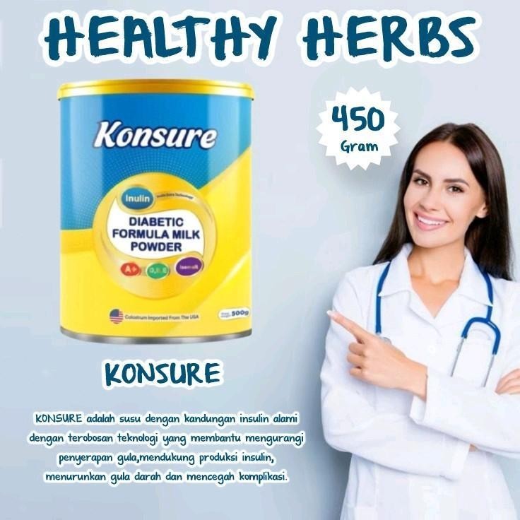 

KONSURE Milk Original Susu Diabetes Import Halal Terbaik