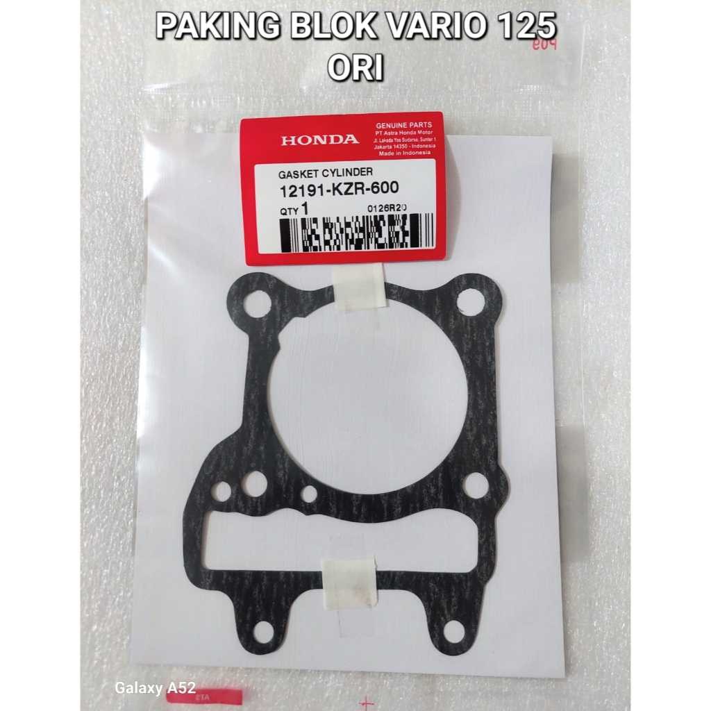 PAKING BLOK VARIO 125 150 ORIGINAL 12191-KZR-600