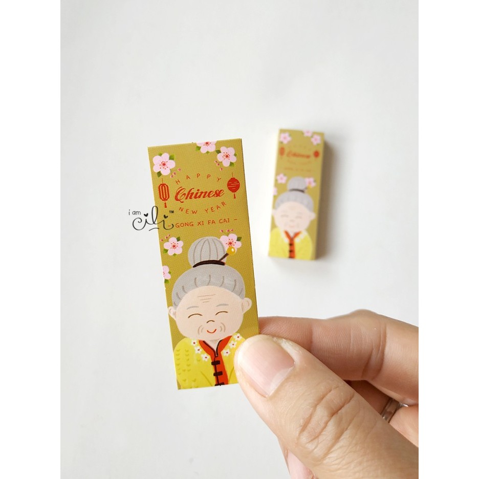 

(SCNY20) Stiker MINI 7x2.5 cm seal box paperbag imlek sincia cny