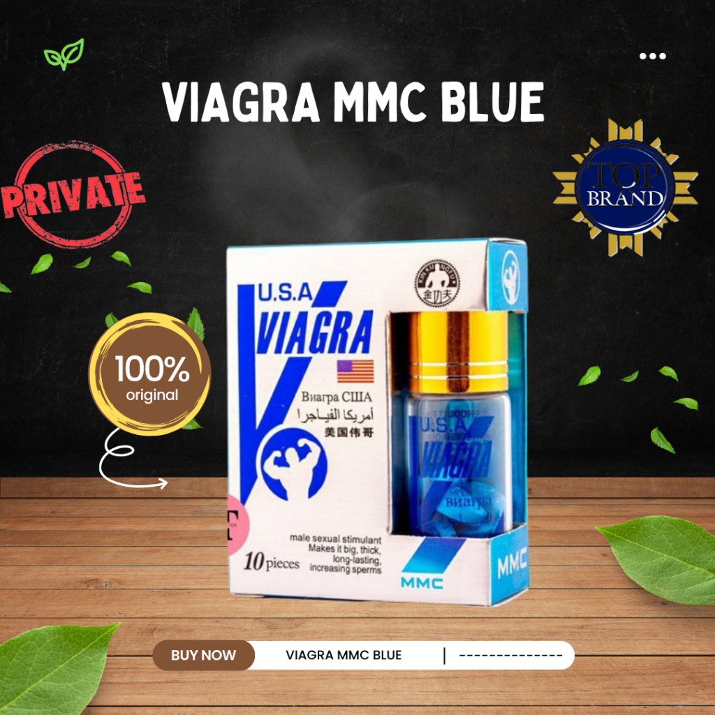 BEEST PROMO!!! Viagra Mmc Blue Asli Original Obat Kuat Pria Tahan Lama