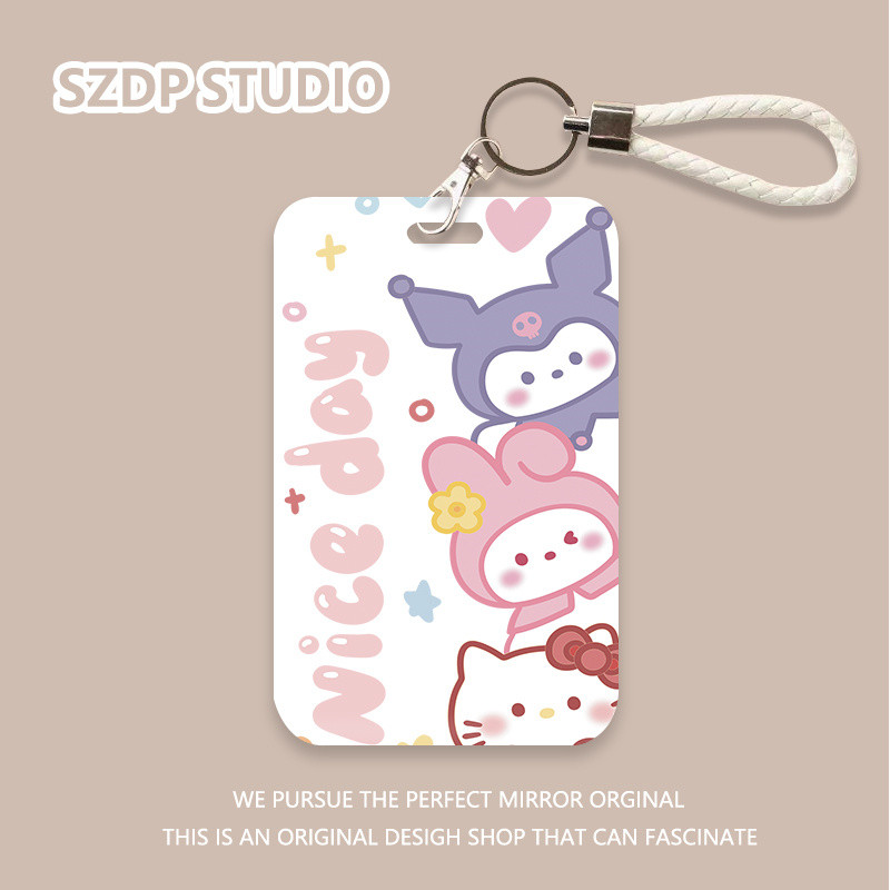 

ID CARD Kartun Korea Pola Kuromi Lucu Kawaii All-in-one Gantungan Kunci Penutup Pelindung Kartu Bank Penutup Pelindung Kartu ID Penutup Pelindung Kartu Bus