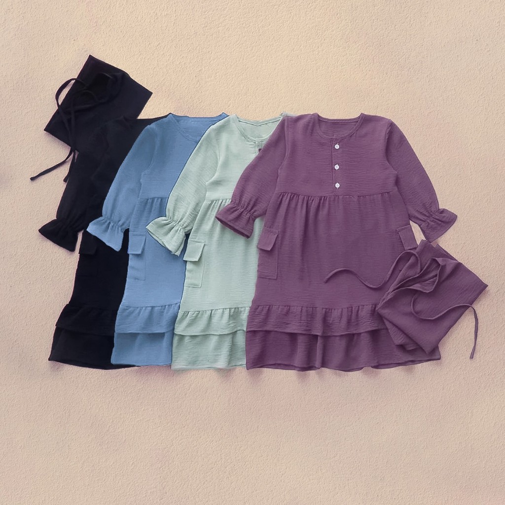 Outbox Fashion 12.12 BIRTHDAY SALE GAMIS ANAK ARUMI UNTUK LEBARAN/ IDUL FITRI/ IDUL ADHA/ NGAJI