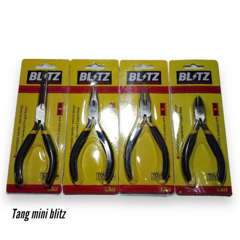 Tang mini blitz 4,5” tang kombinasi tang potong tang lancip