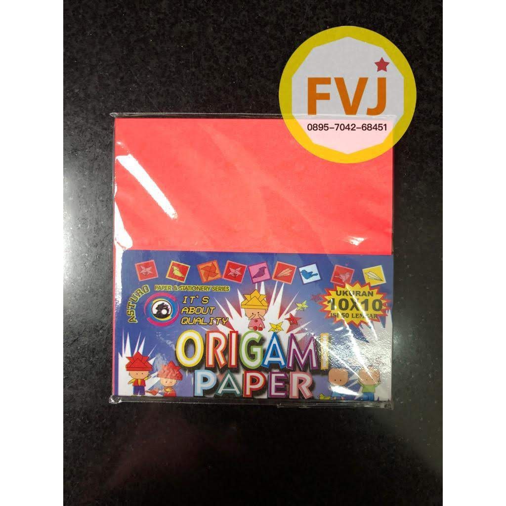 

10 pak - Origami Paper / Kertas Lipat Warna Terang / Spotlight kecil melipat 10 x 10 cm