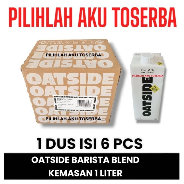 

OATSIDE BARISTA BLEND KEMASAN 1 LITER Susu Oat Milk - ( HARGA 1 DUS )