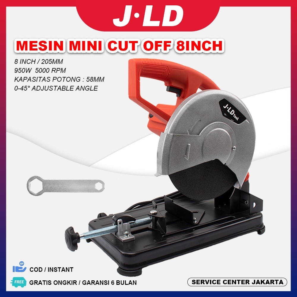 JLD MESIN MINI CUT OFF 8INCH POTONG BESI BISA POTONG TULANG / BESI/ PIPA