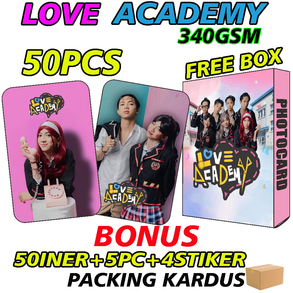 GRATIS BANYAK PHOTOCARD SPTRAKORI LOVE ACADEMY ALETTA VERNAN NOLAN SAPUTRA KORI SASTRA LIORA ZELENA