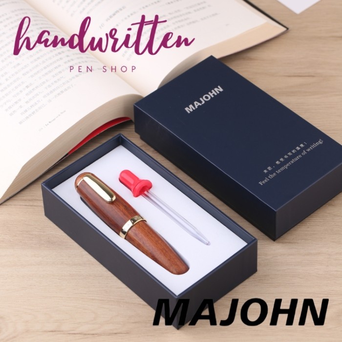 

best -MAJOHN Q1 Jumbo Eyedropper Mini Fountain Pen - Clear, Extra Fine