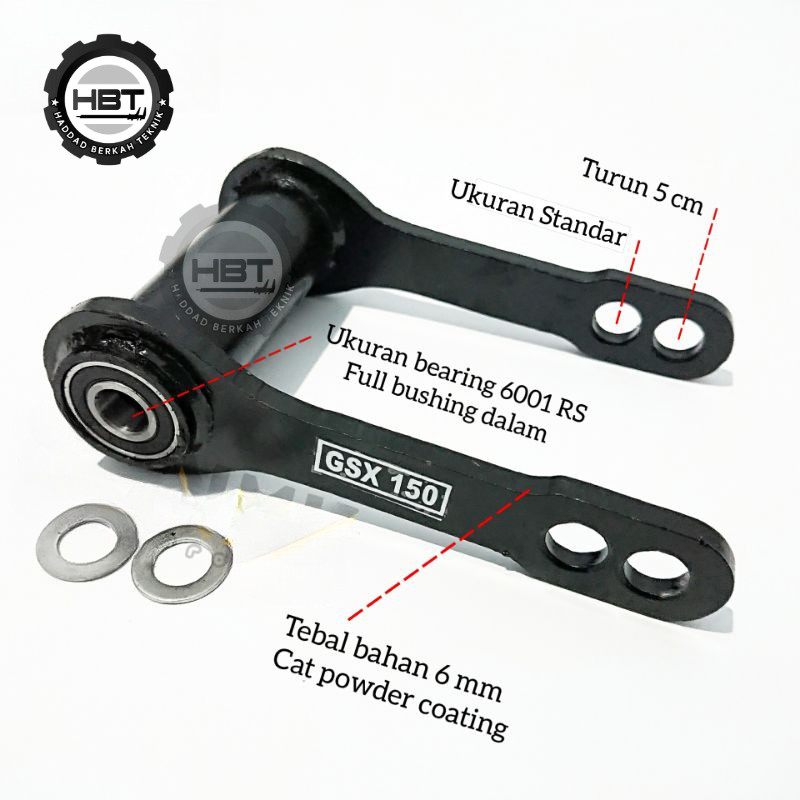 Lowering Kit GSX R150 Pemendek Shock Belakang Gsx