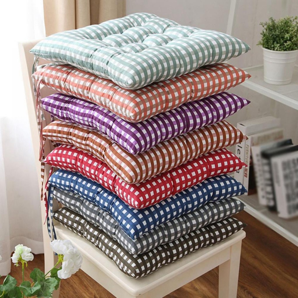 

Square Chair Cushion Seat Cushion With Anti-skid Strap Indoor Sofa Cushion Pillow Cushion For Home Office Car Soft Cushion