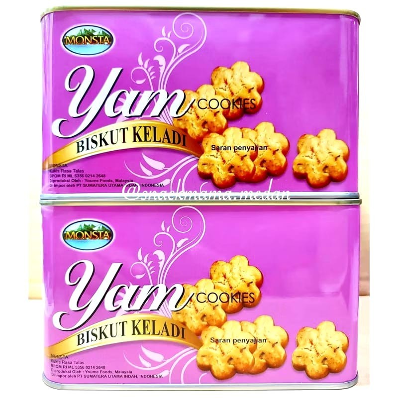 

!!! COD !!! MONSTA YAM COOKIES | YAM COOKIES BISKUIT KELADI | TARO BISKUIT 700 GRAM CEMILAN ENAK