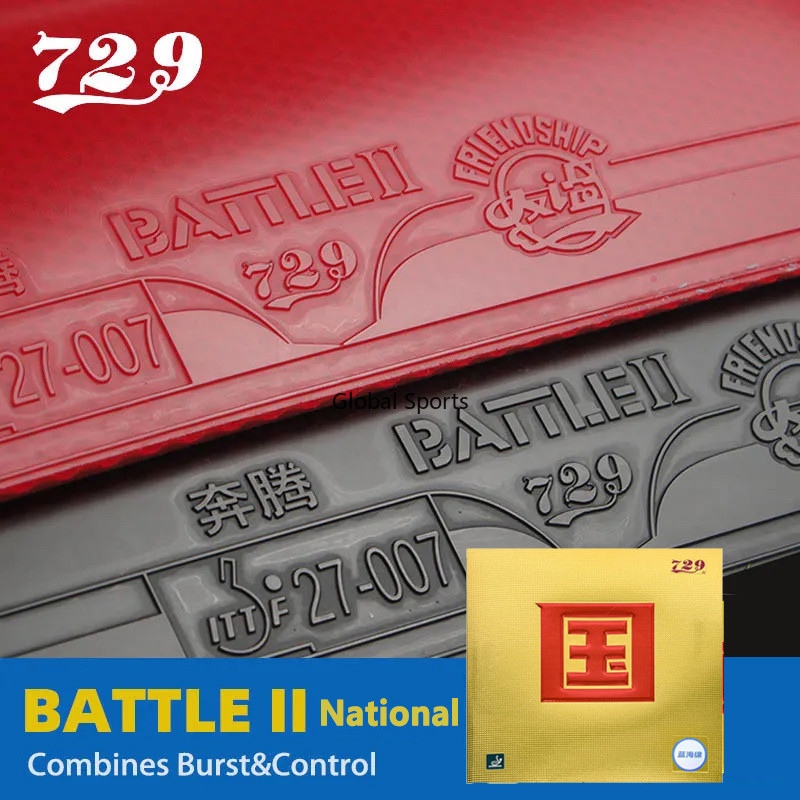 729 BATTLE 2 NATIONAL Blue Sponge Table tennis rubber (Super Select) Pingpong Sponge Stickiness Inne