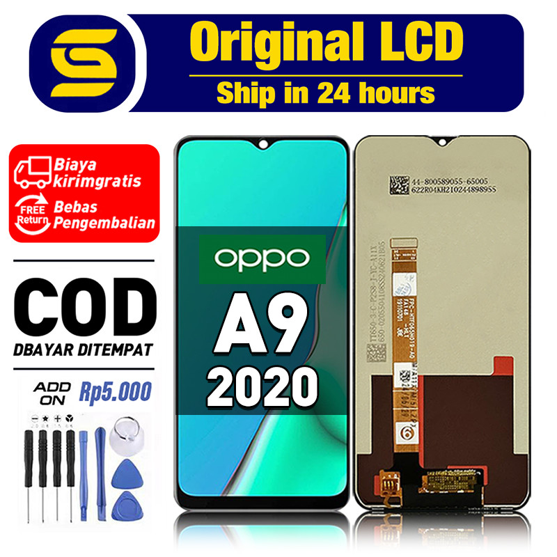 Original LCD OPPO A9 2020 fullset asli touchscreen Glass Digitizer COD