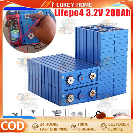 ups Lifepo4 200AH 12V BMS Baterai litium CALB Lifepo4 3.2v GRADE A 200Ah, set isi 4 baterai, gratis 