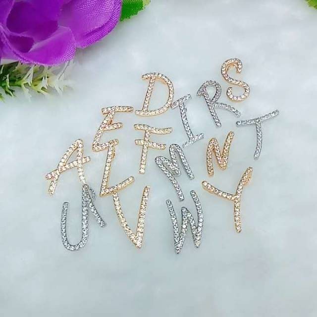 Kalung & liontin xuping huruf A-Y 5514