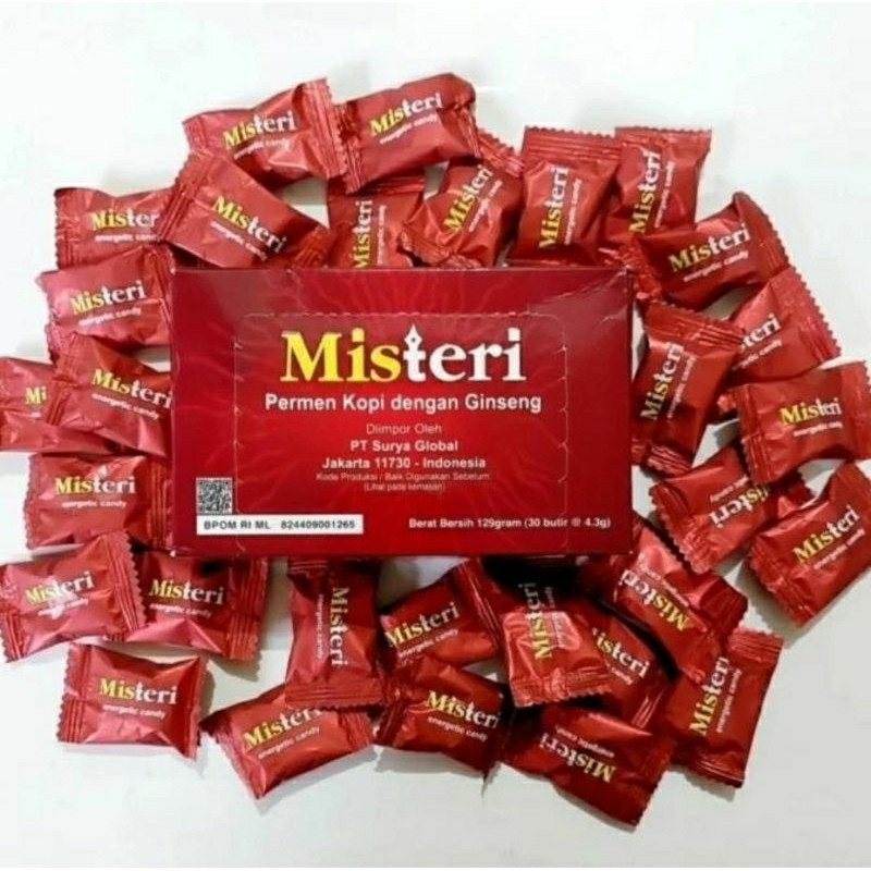 

Misteri Candy Original - Permen Stamina Pria Dewasa 1 Box Isi 30pcs