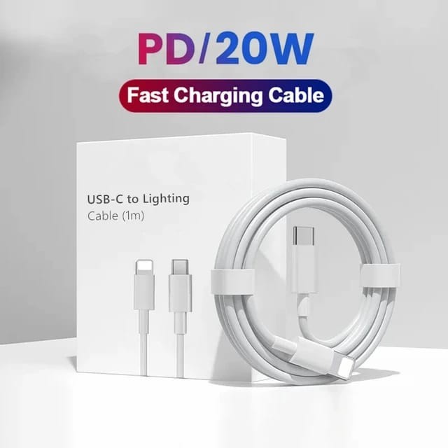 Kabel Data iPhone Original Cable Ori Fast PD Charger Type C to Lightning