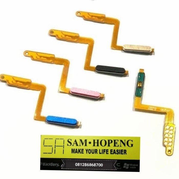 Sparepart And Tool Samsung A7 2018 A750 Flexible Fleksibel Power On Off Sensor Fingerprin