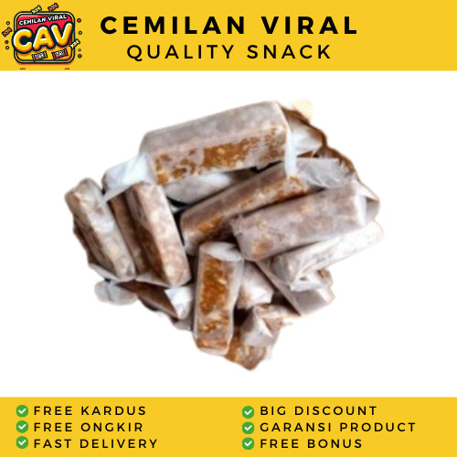 

CAV PERMEN NOGA KACANG 500g Caramel Nut Bar Teng Teng Kacang Ampyang Ting Ting Permen Kacang