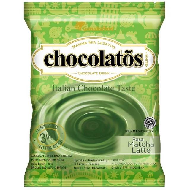 

Chocolatos Drink MATCHA Latte 24g - ABO