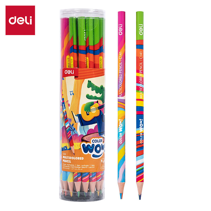 

Pensil Warna Deli Multicolor Pencil Round Isi 28PCS EC141 - Deli Multicolour Round