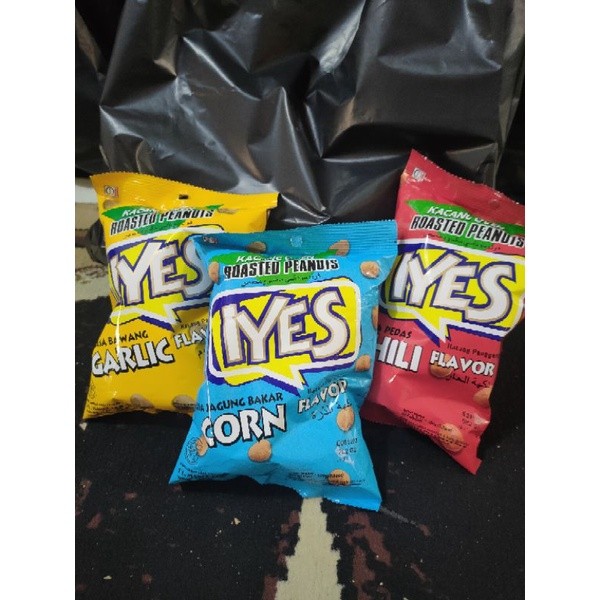 

IYES kacang oven rasa bawang / jagung bakar /pedas 100 gram - ABO