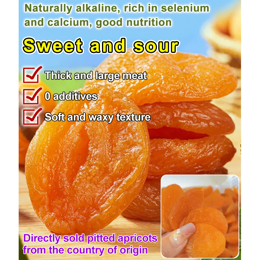 

Dried red apricots no nuts sweet and sticky