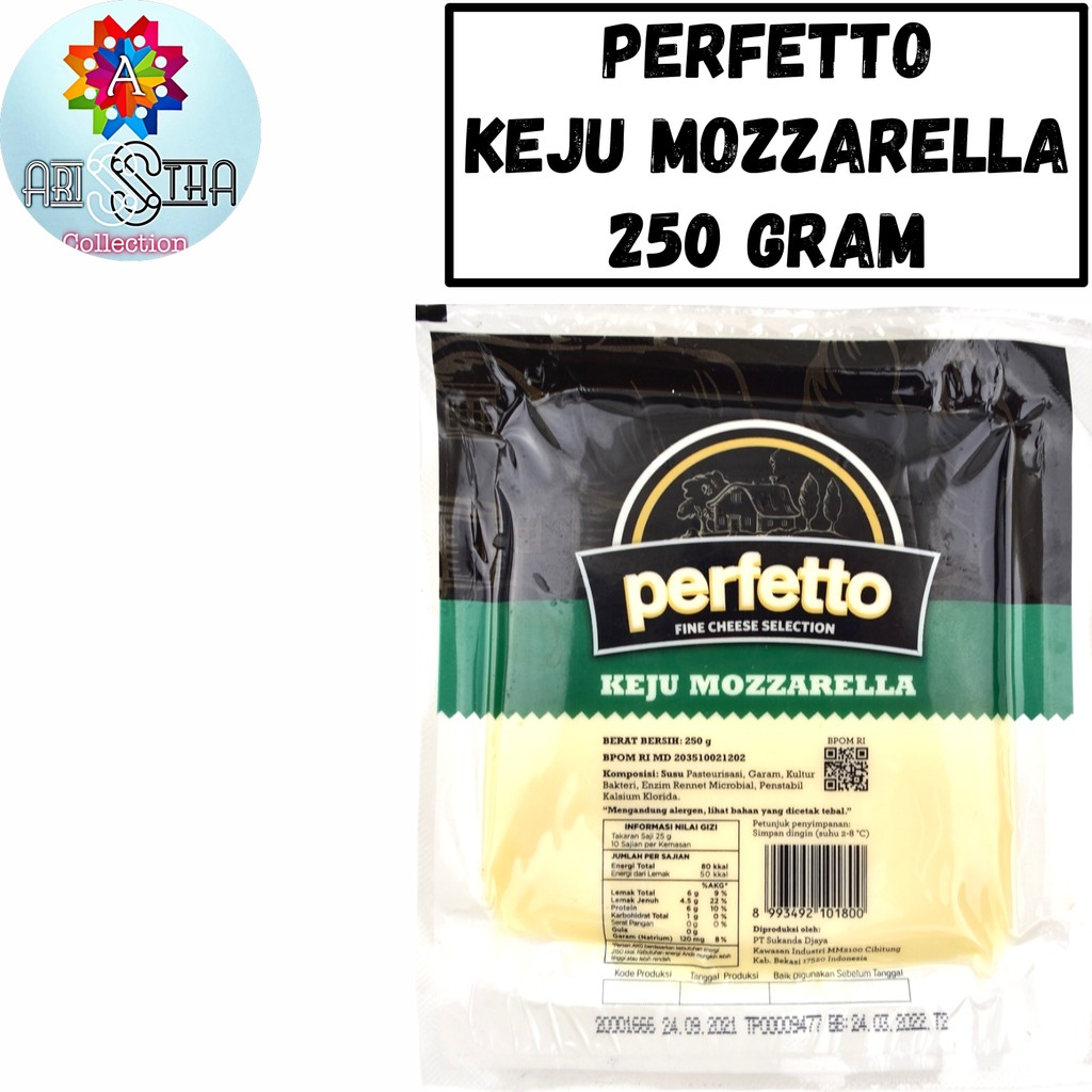 

Perfetto Keju Mozzarella 250 Gram